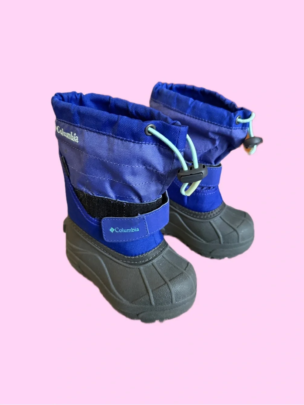 Columbia Kids Purple and Gray Snow Boots